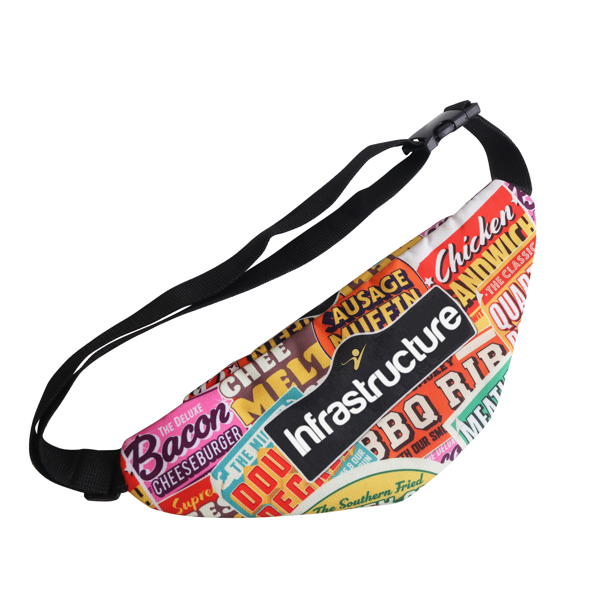 Full colour RPET Bum Bag - Image 2