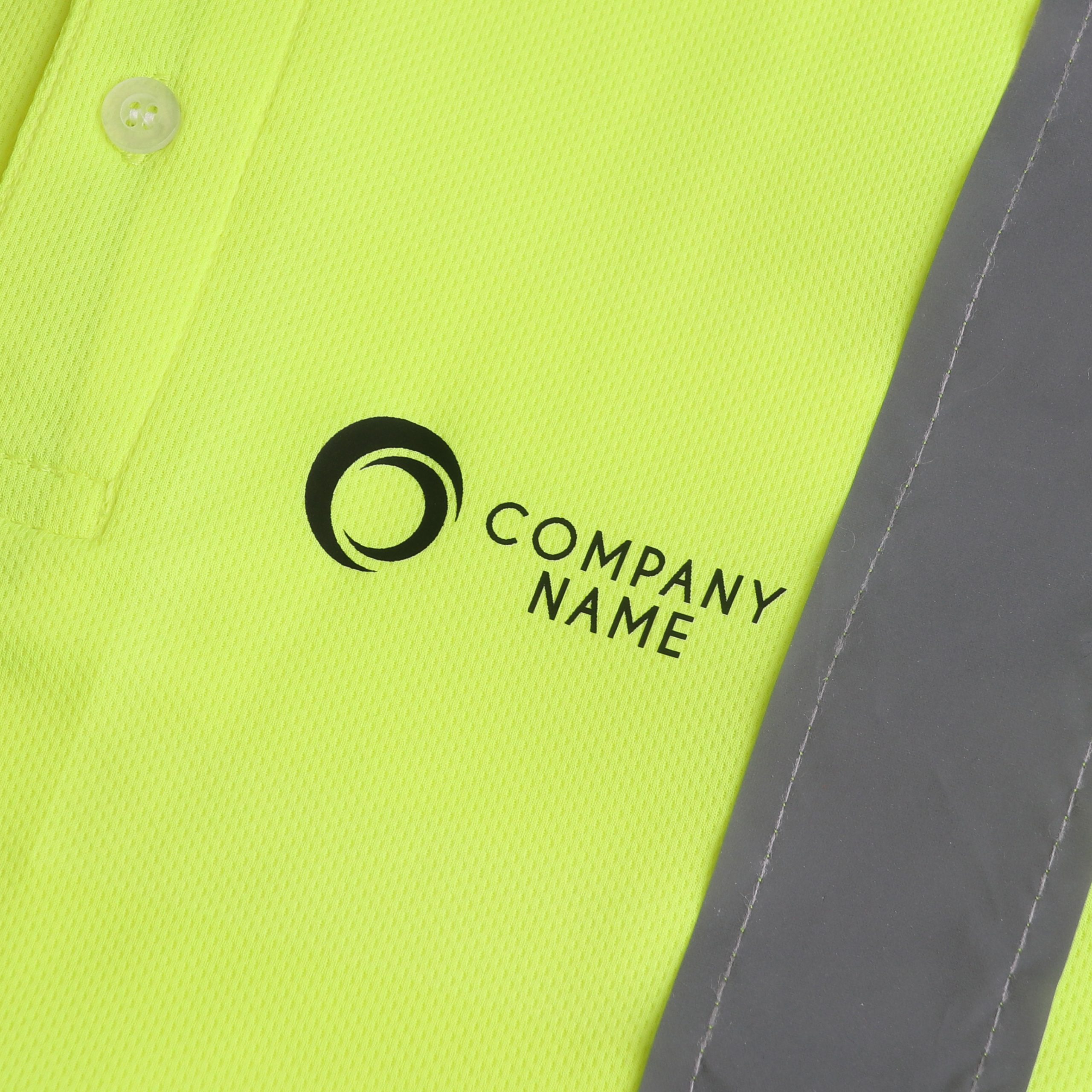 Unisex Polyester Hi-Vis Reflective S/S Polo - Image 7