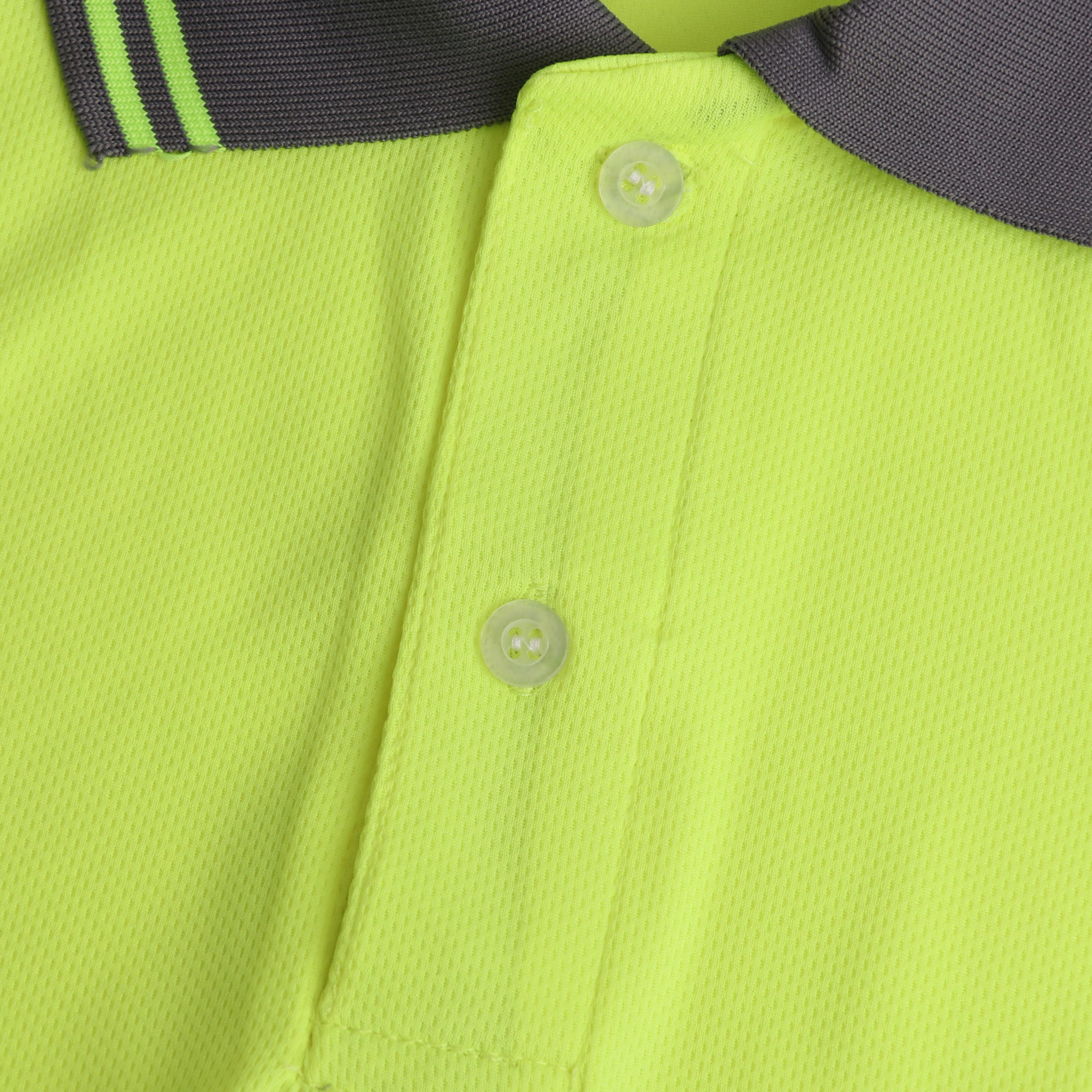 Unisex Polyester Hi-Vis Reflective S/S Polo - Image 6