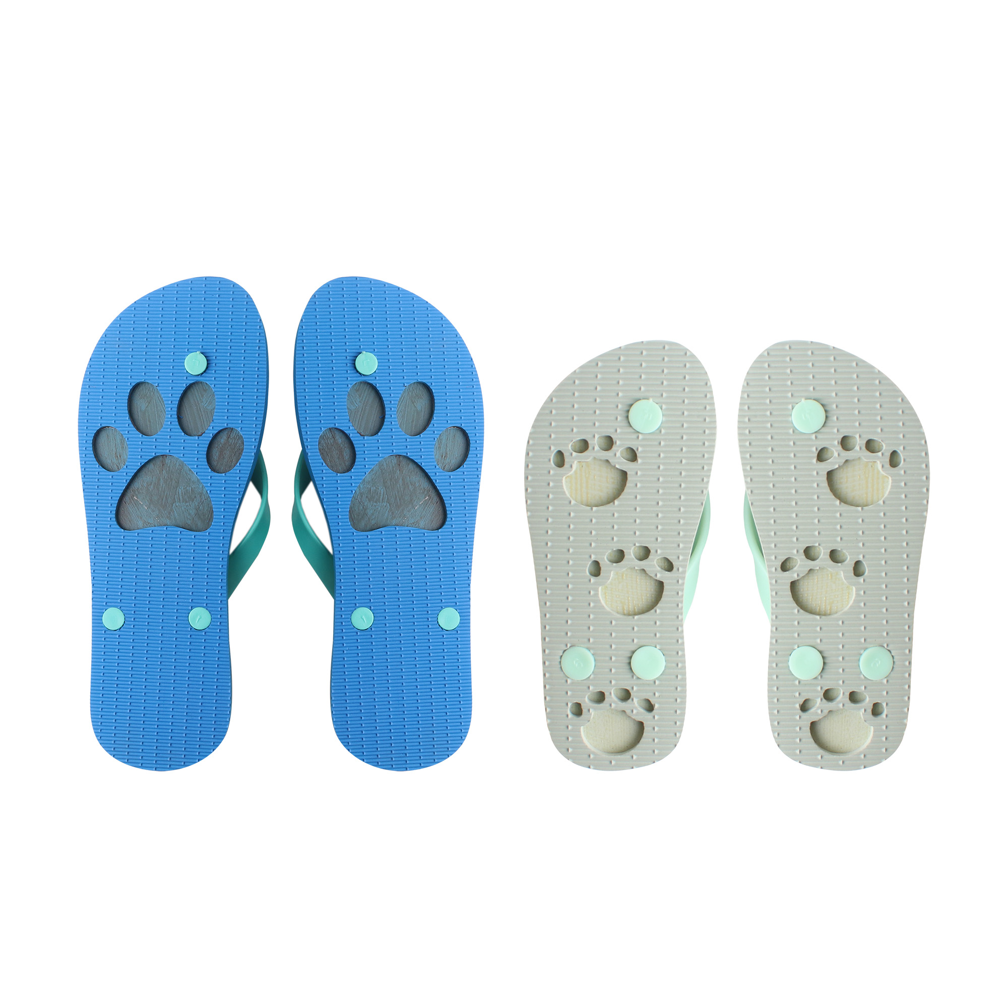 Rubber Talking Footprint Thongs - Image 4