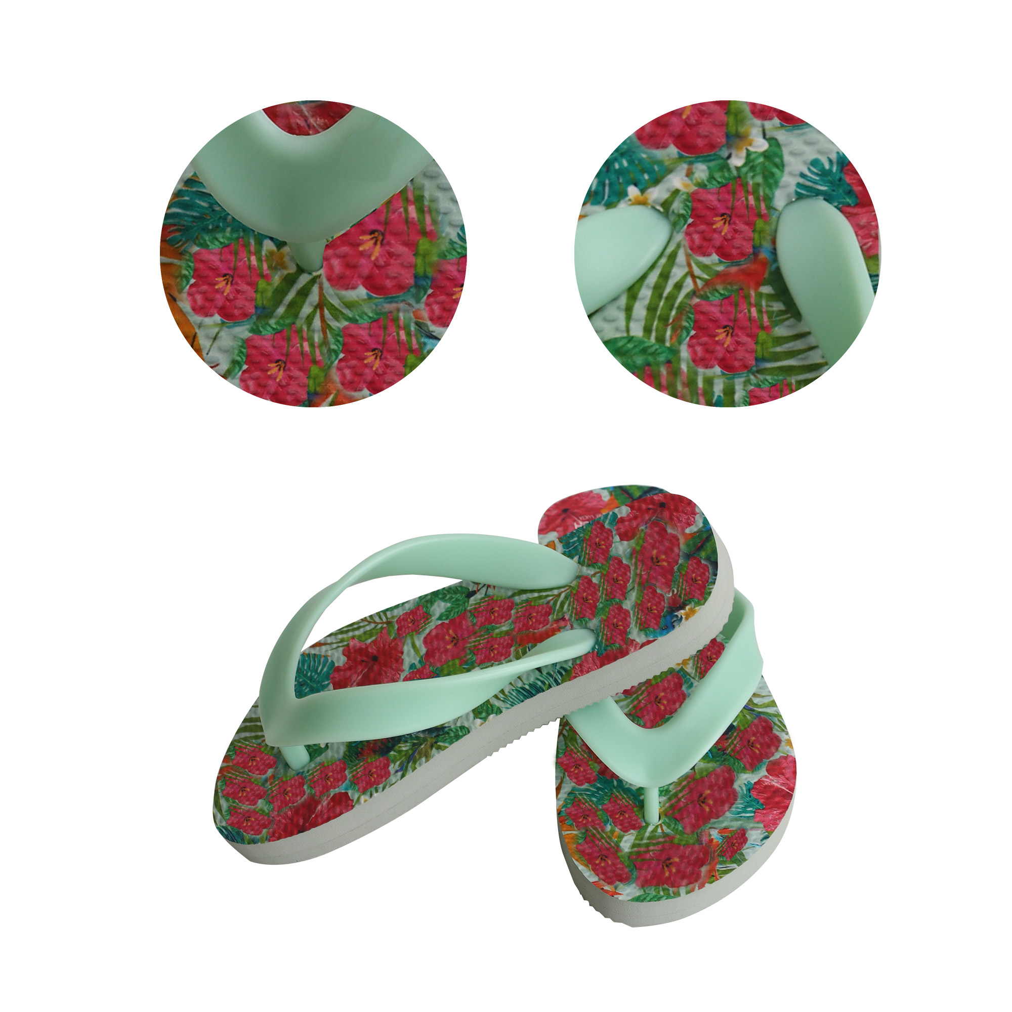 Rubber Talking Footprint Thongs - Image 3