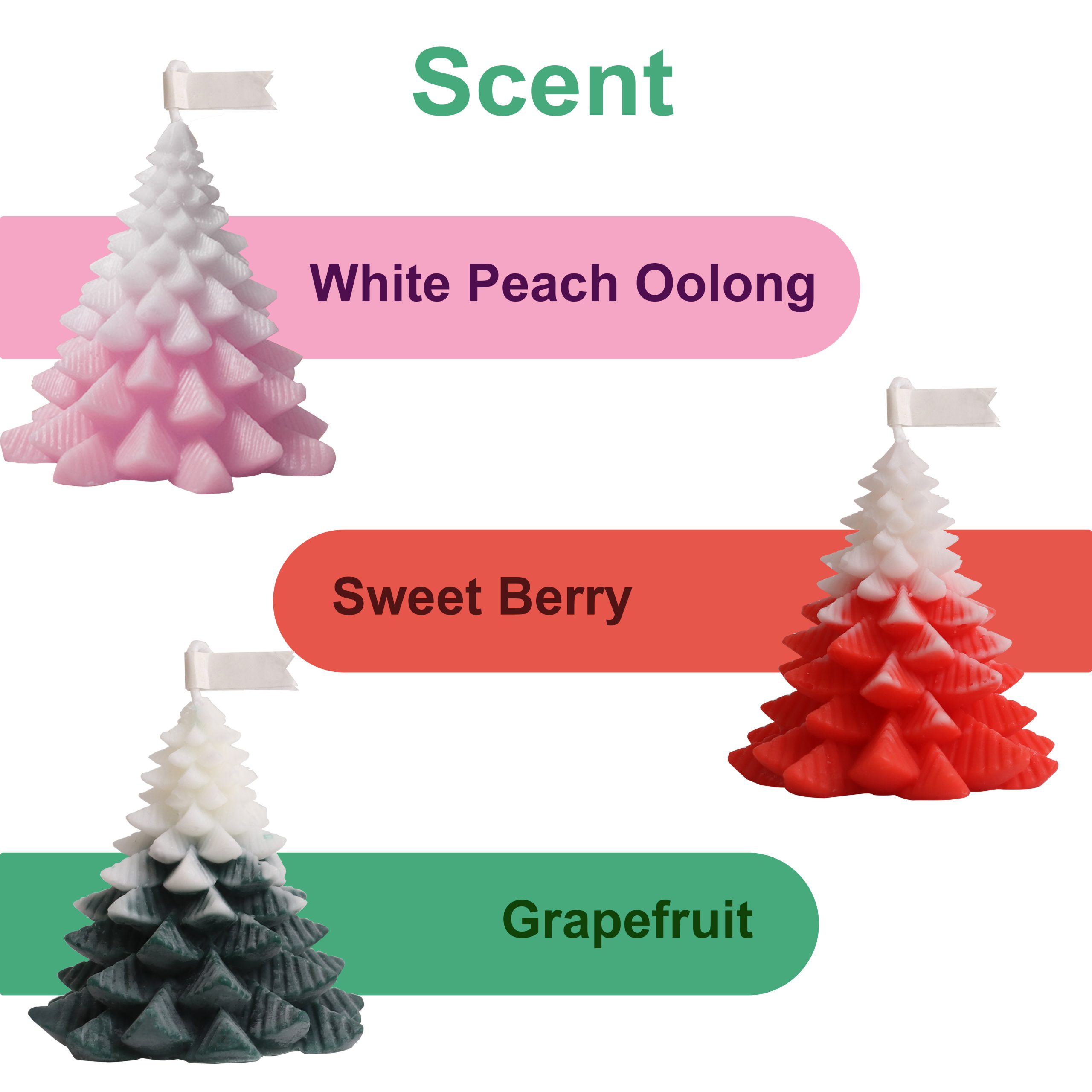 Christmas Tree Shape Candles - Image 10