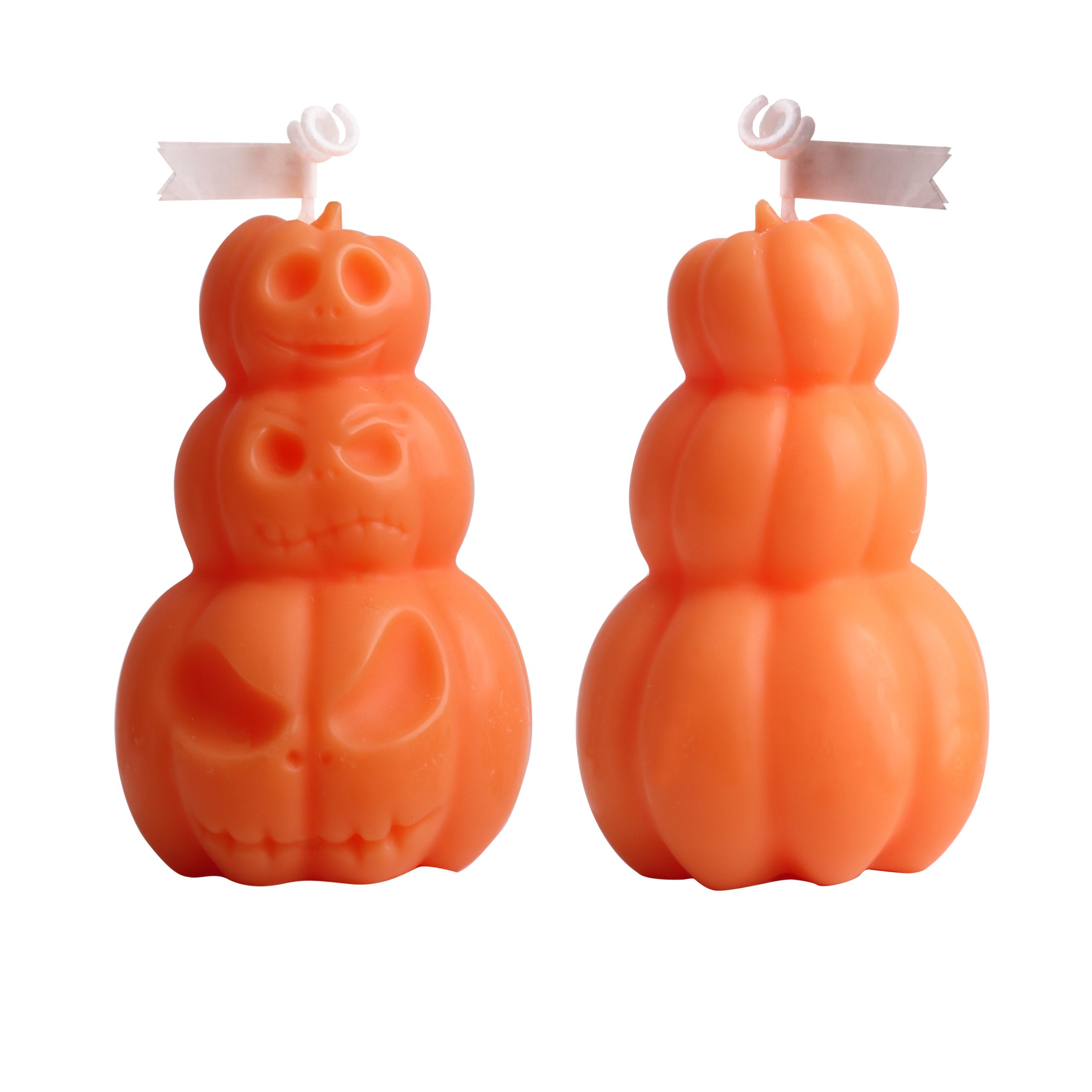 Triple Pumpkin Shape Candles - Image 2