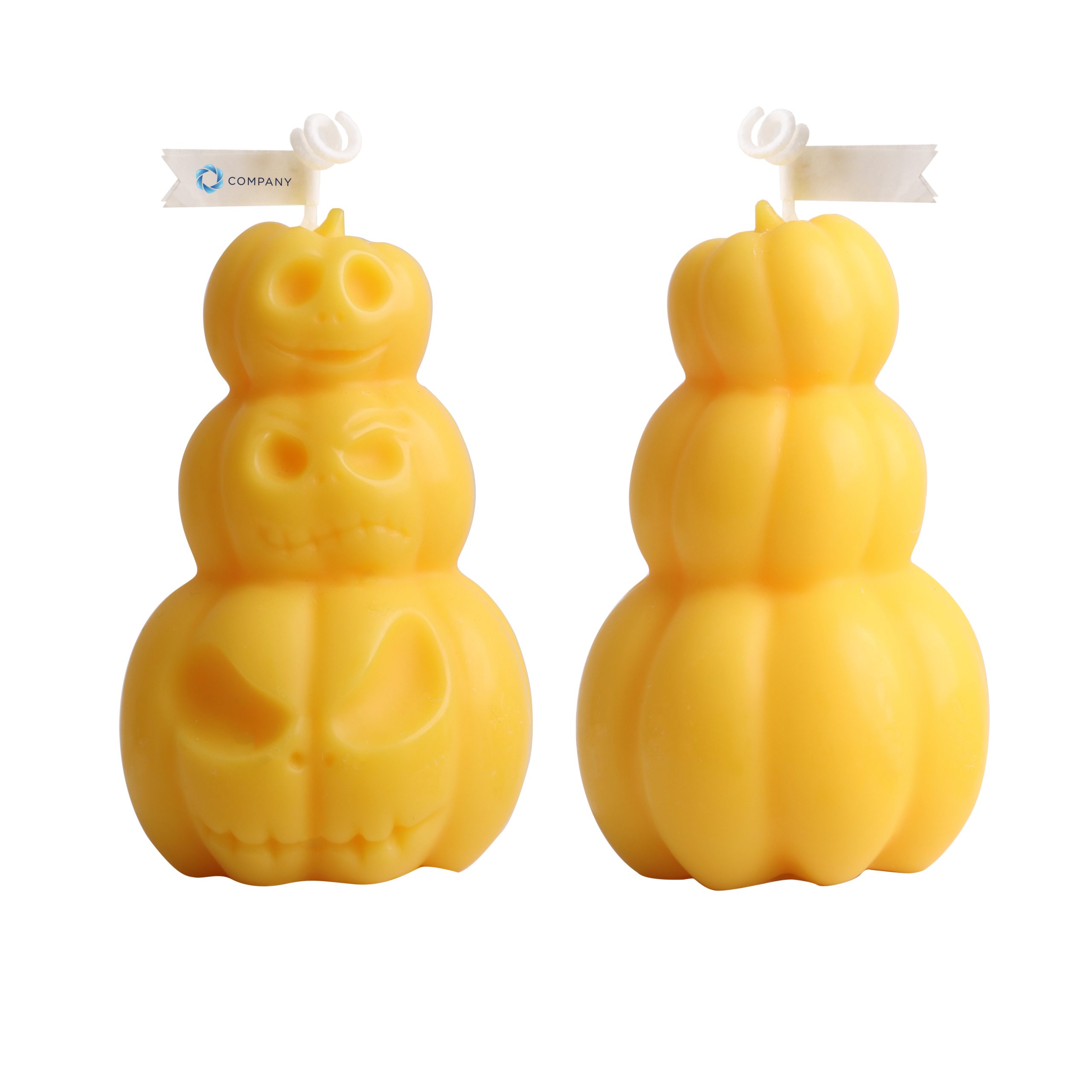 Triple Pumpkin Shape Candles - Image 3