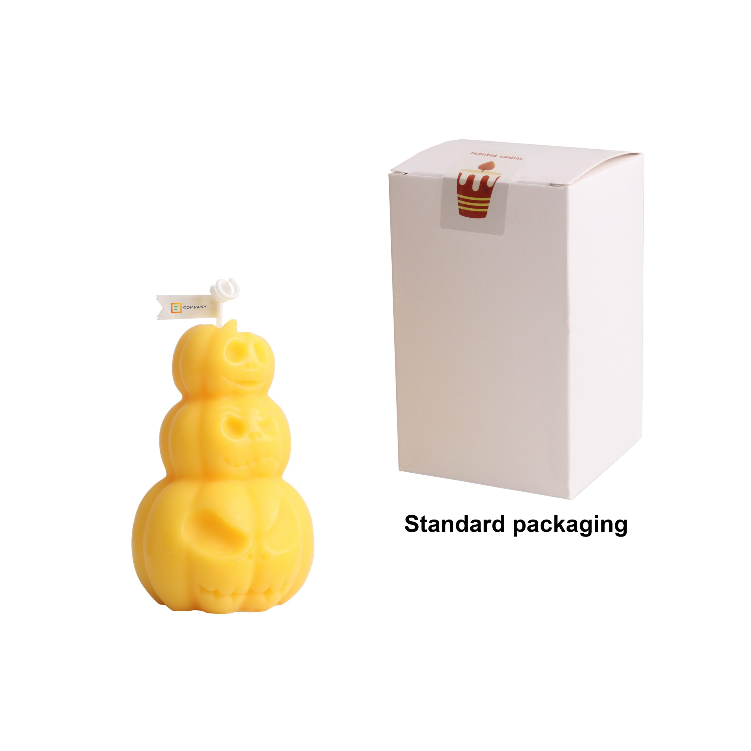 Triple Pumpkin Shape Candles - Image 5