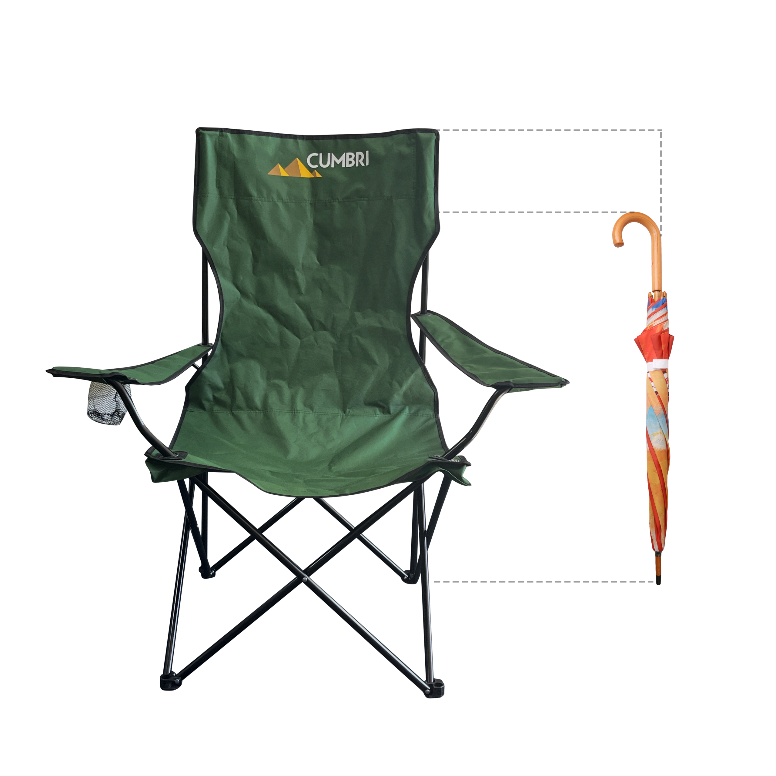Large Foldable Portable Camping Chair - Image 7