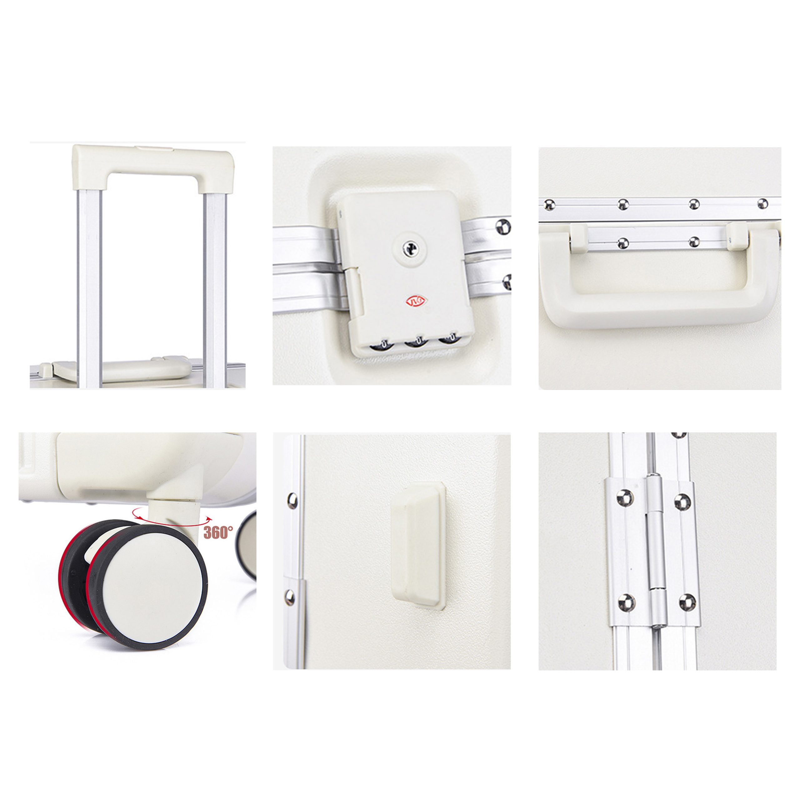 Ribbed ABS suitcase - Image 5