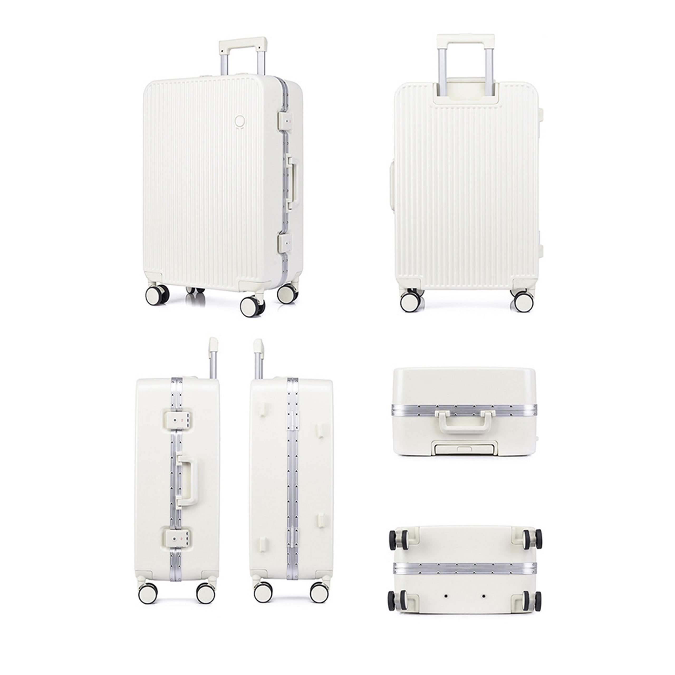 Ribbed ABS suitcase - Image 8