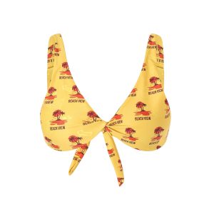 Women's Polyester Spandex Sublimated Bikini top