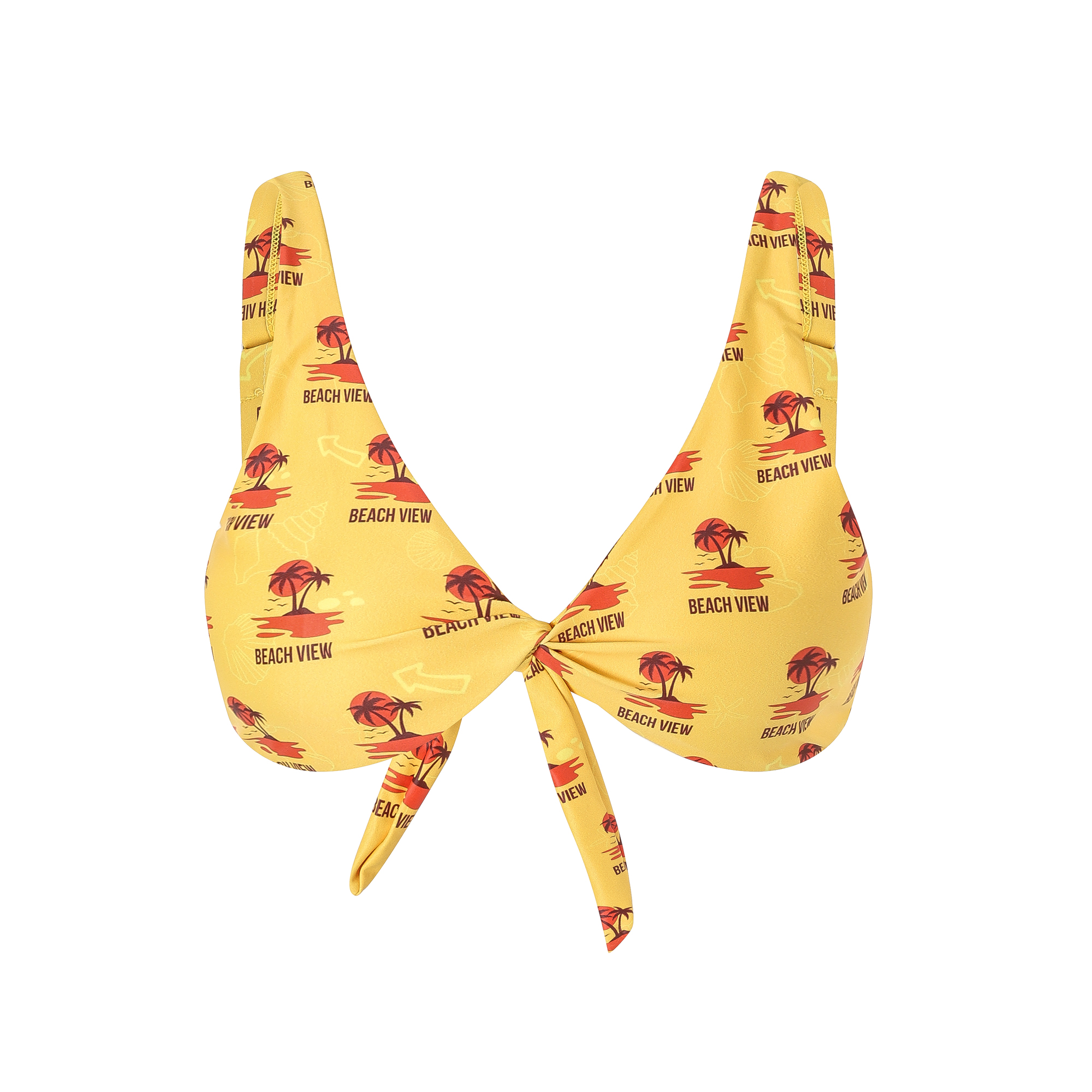 Women's Polyester Spandex Sublimated Bikini top