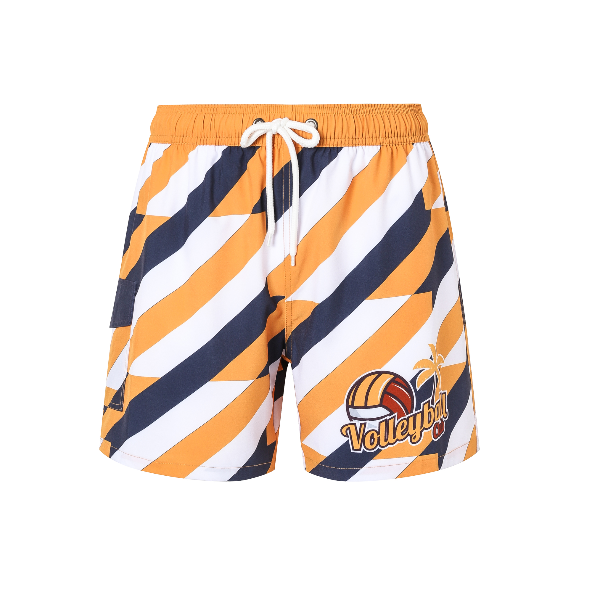 Women's Polyester Spandex Sublimated Board Shorts With Drawstring and Pocket