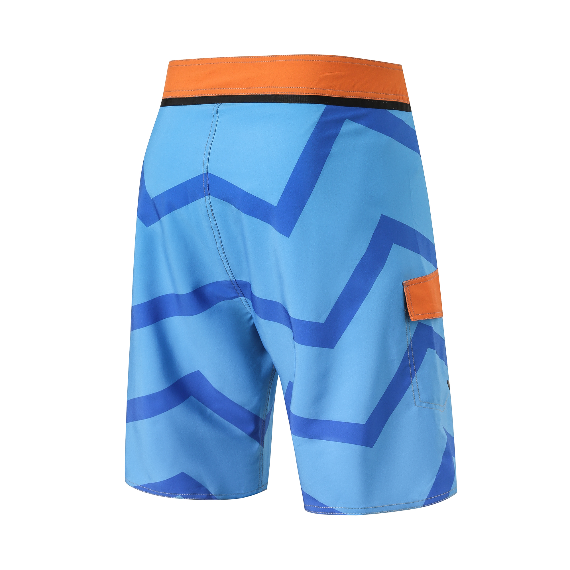 Men's Polyester Spandex Sublimated Swim Shorts Knee Length - Image 2
