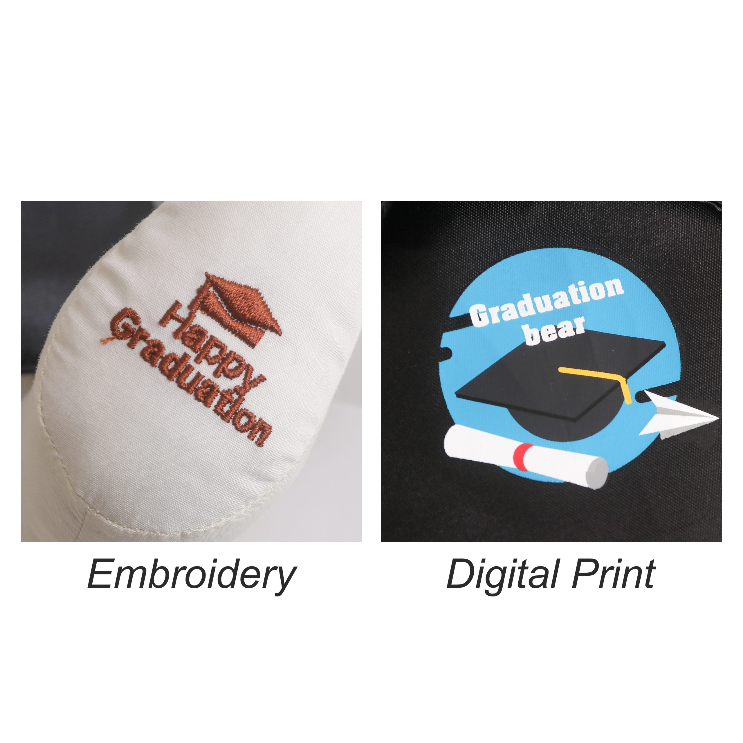 Graduation Signature Calico Bear with Pen - Image 4