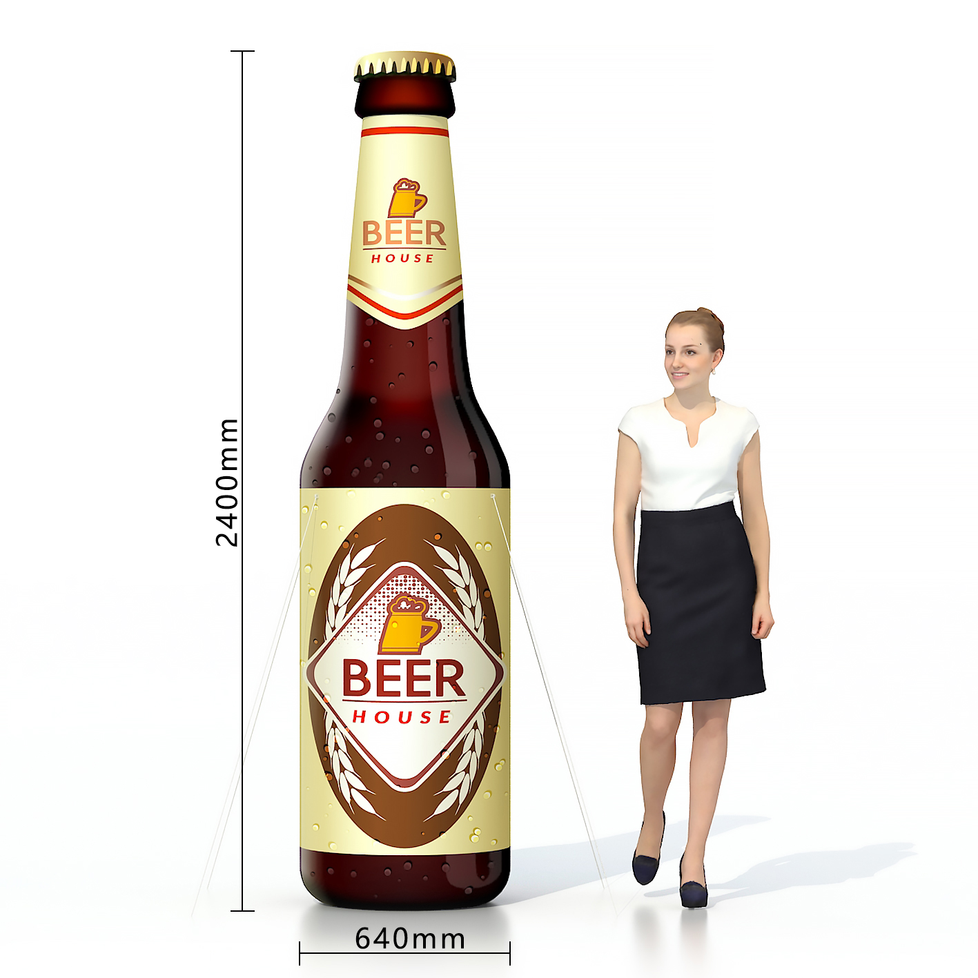 Inflatable Beer Bottle - Image 3