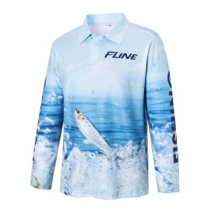 Men's Polyester Spandex Sublimated Fishing POLO