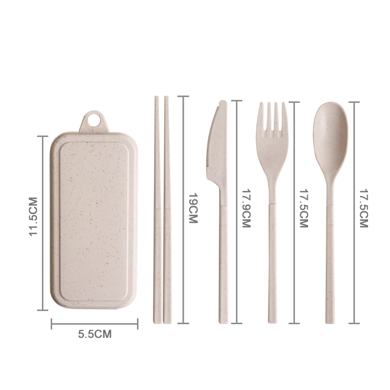4 Pieces Travel Utensils Set - Image 3