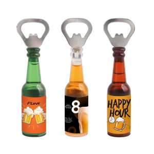 Bottle Shaped Opener with Fridge Magnet