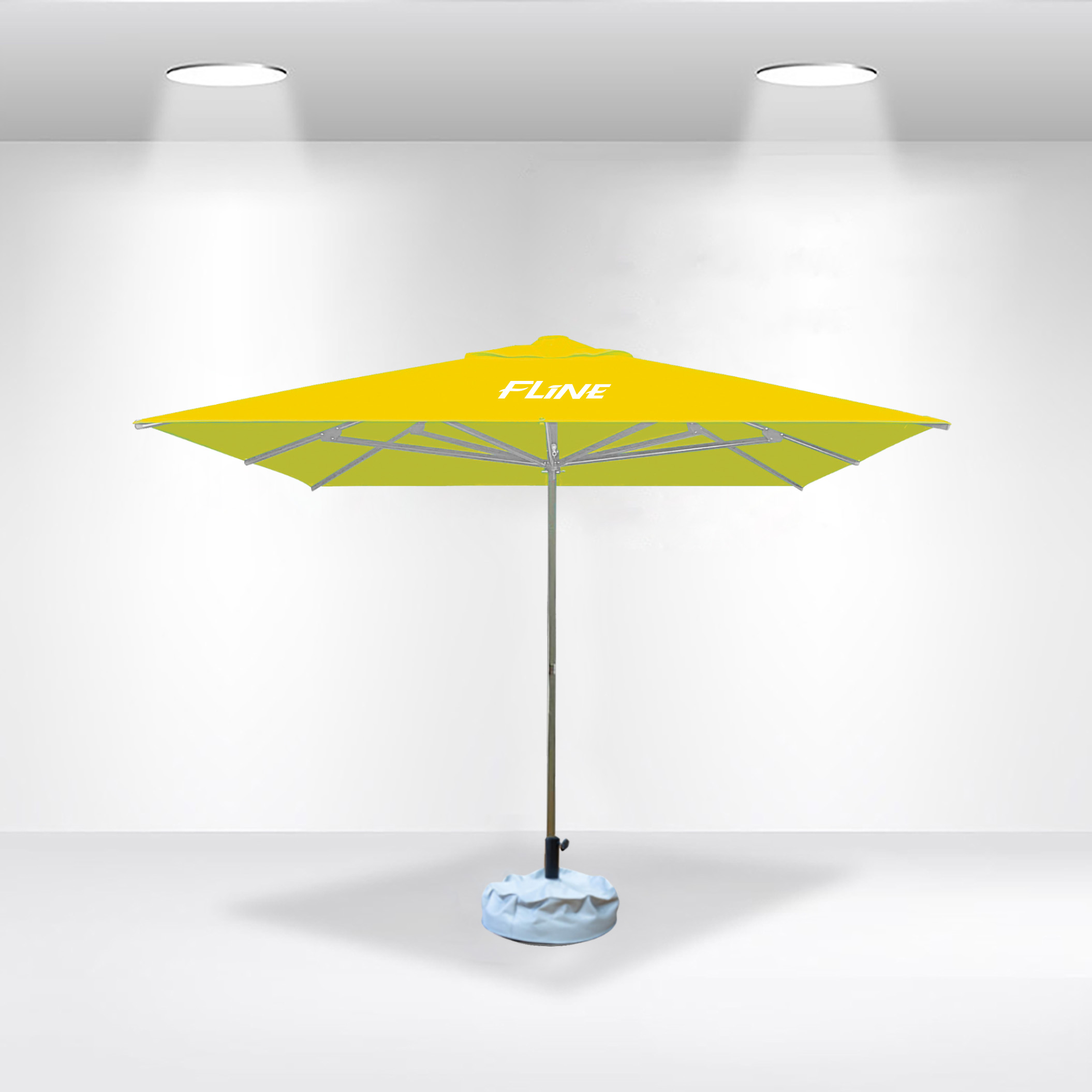 2x2m Square Stock Colour Commercial Market Umbrella - Image 4