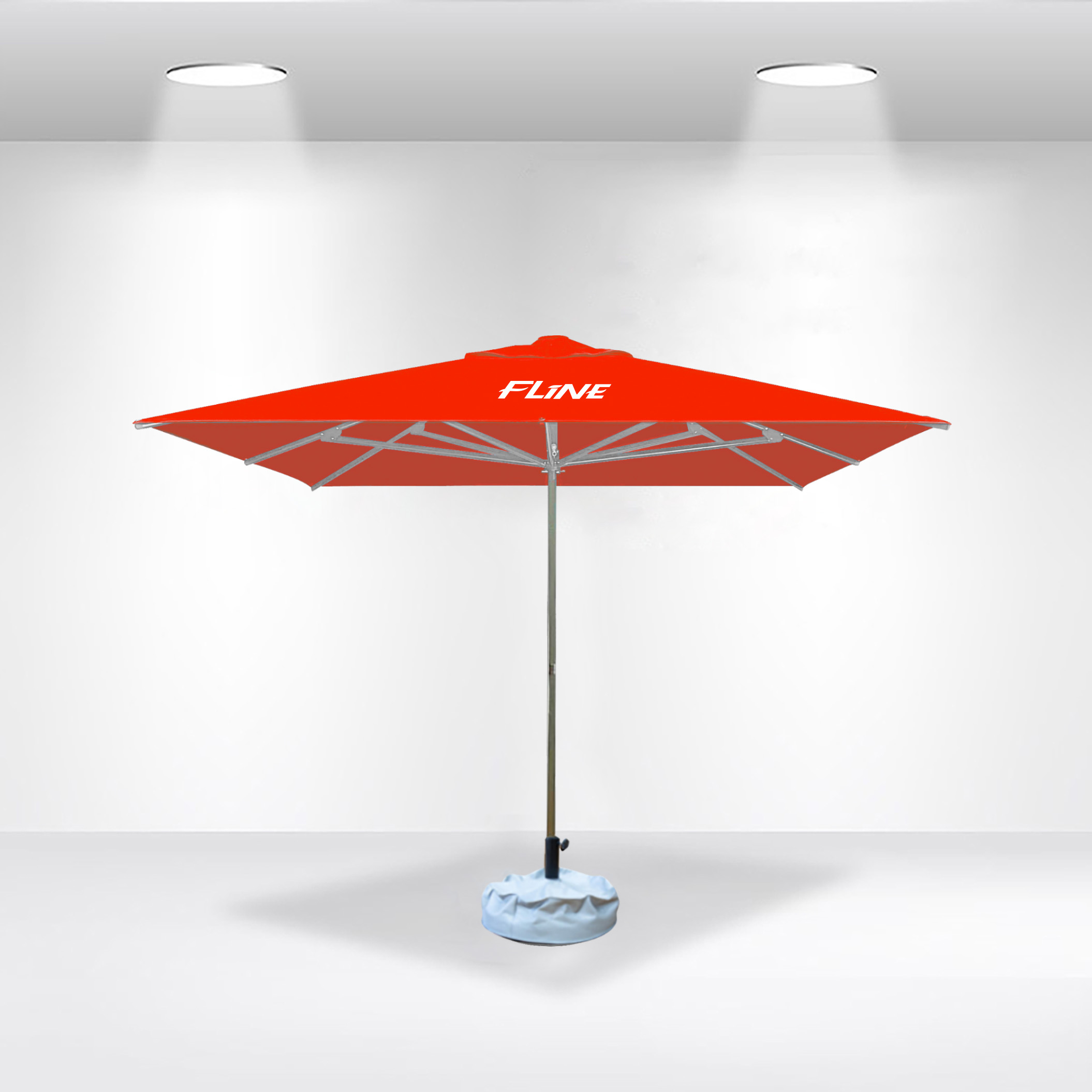 2x2m Square Stock Colour Commercial Market Umbrella - Image 5