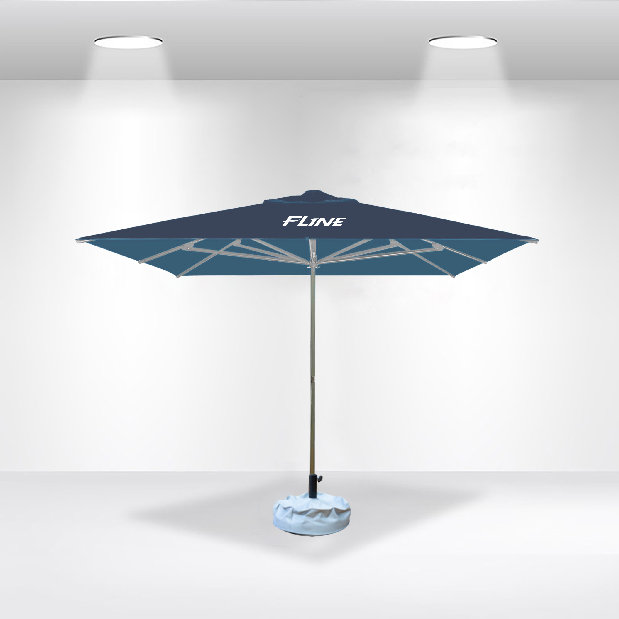 2x2m Square Stock Colour Commercial Market Umbrella - Image 3
