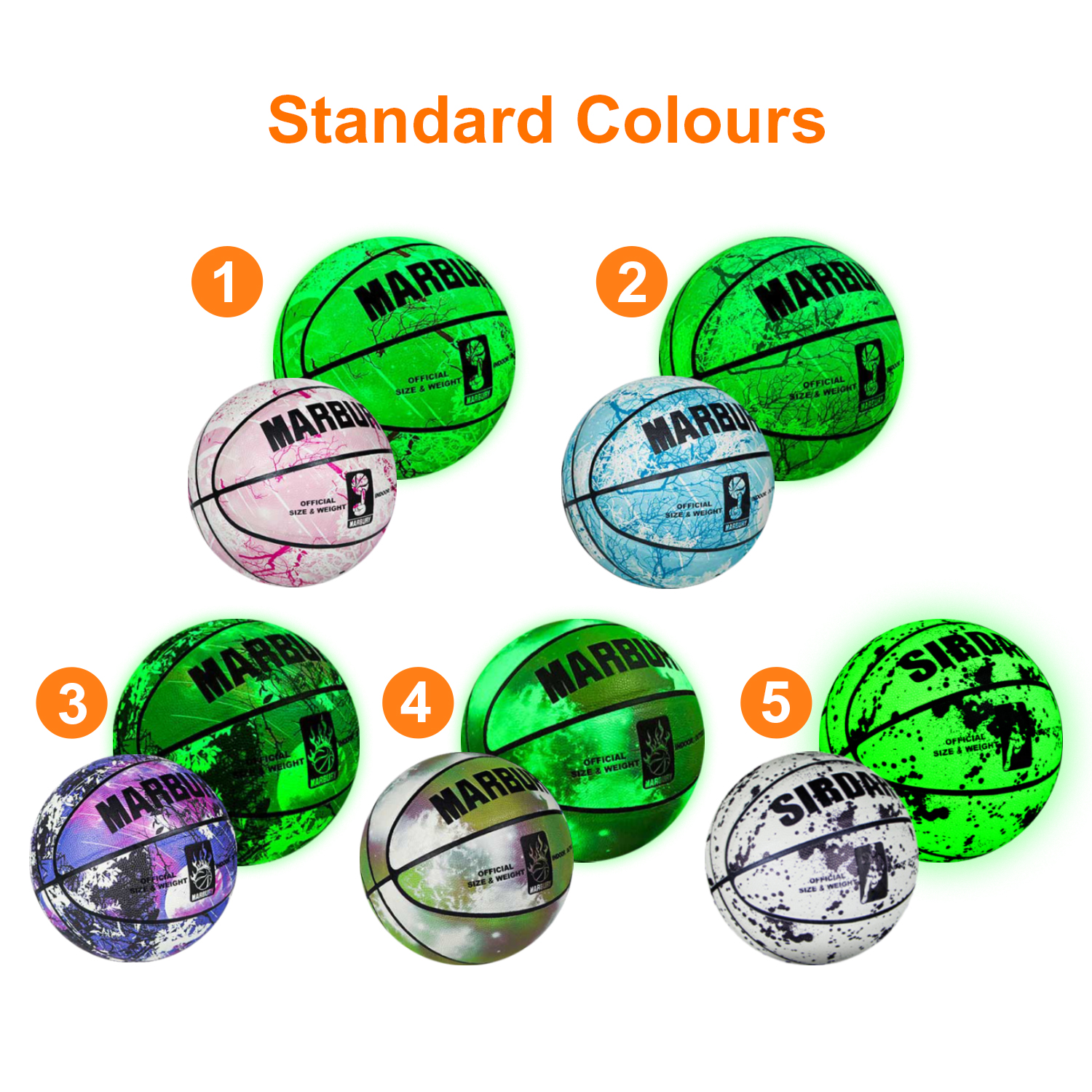 Glowing PU Basketball - Image 10