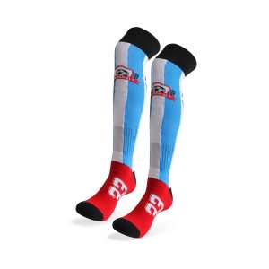 Knee High Custom Pattern Football Socks - With Towel Bottom