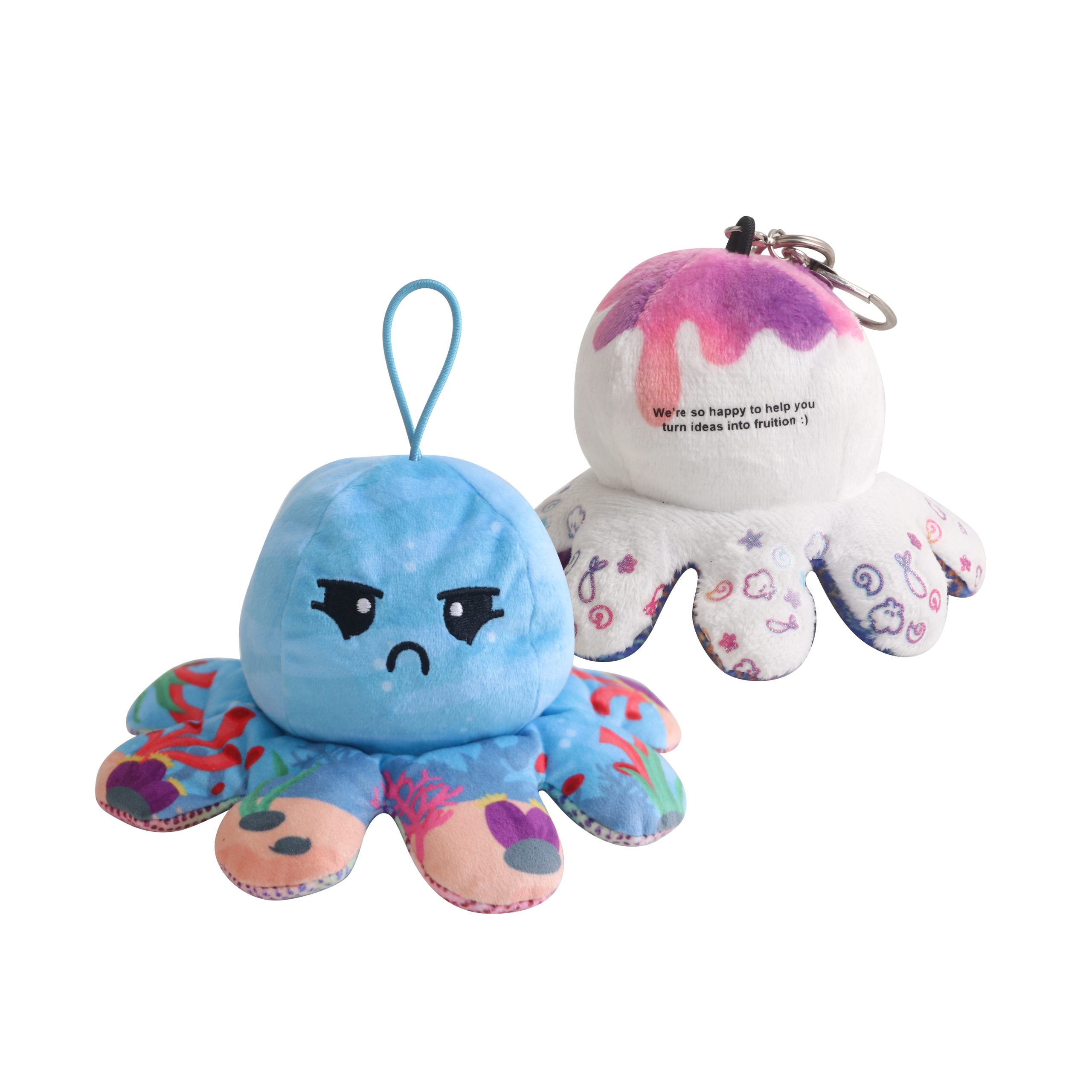 Small Reversible Octopus Plush Toy - Image 2