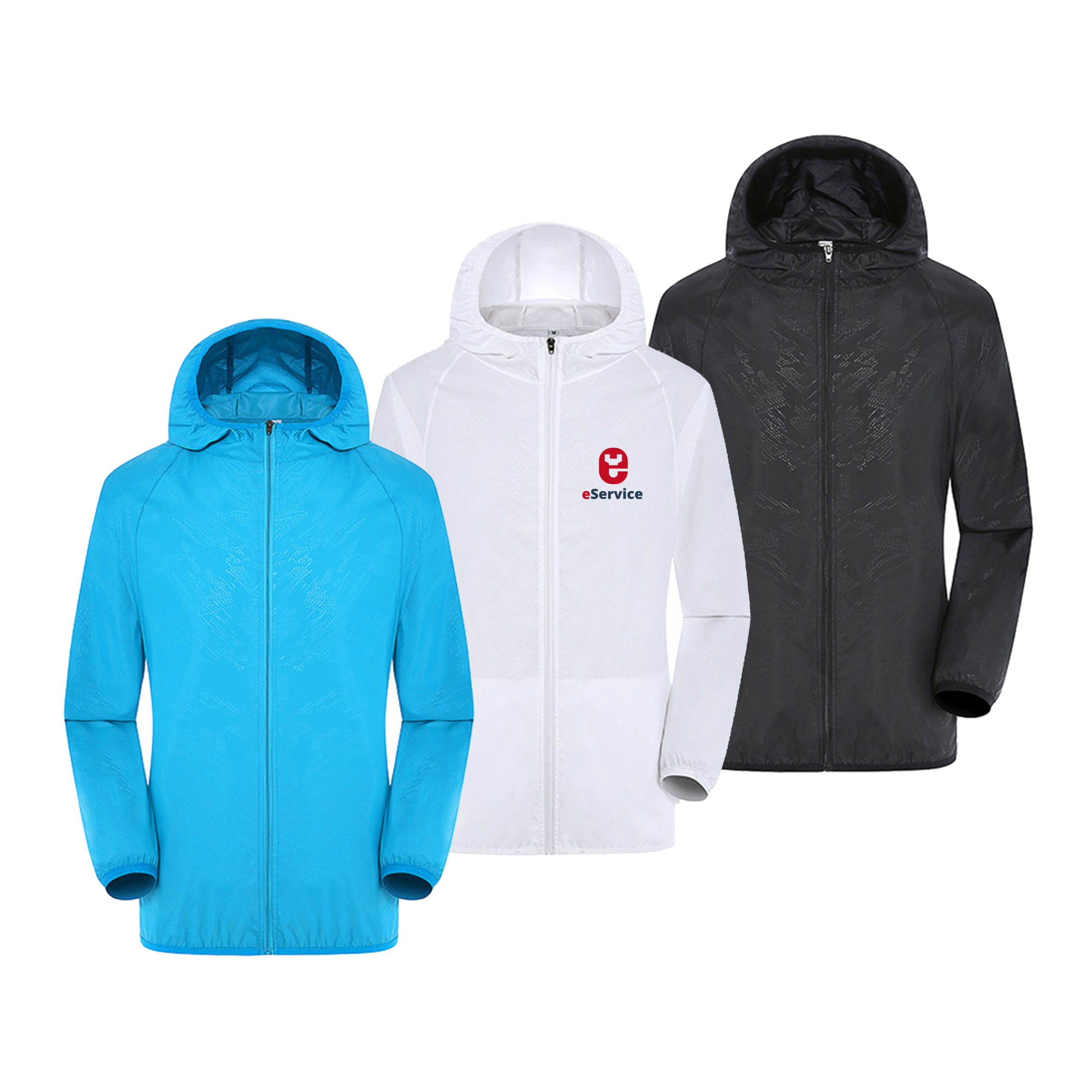 Unisex Adult 100% Polyester Jacket with Sun Protection and Hood