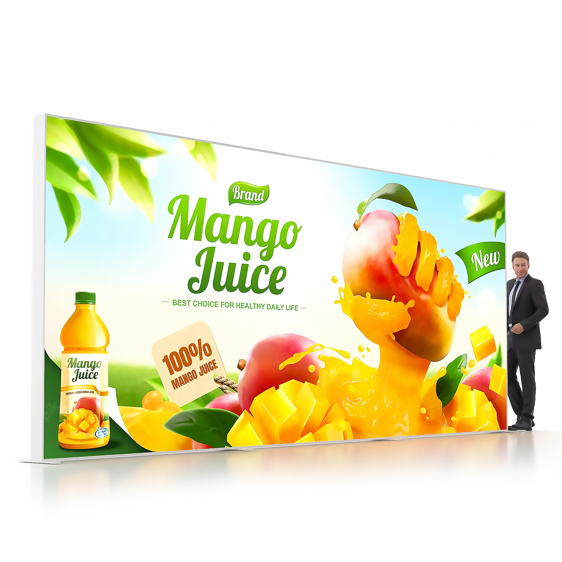 SEG Backlit LED Light Box Display (600 x 240cm) - Image 2