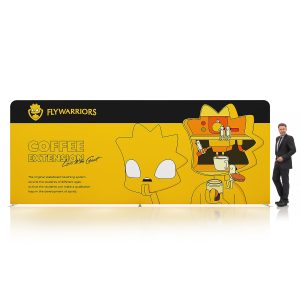 6m Straight Tension Fabric Display Wall
