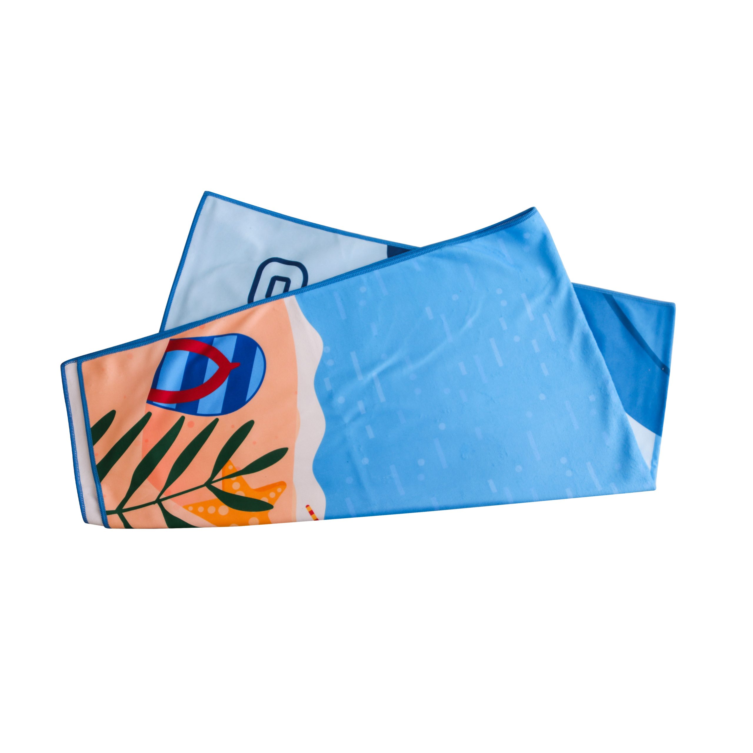 Microfibre Colour Beach Towel (70x140cm) - Image 3