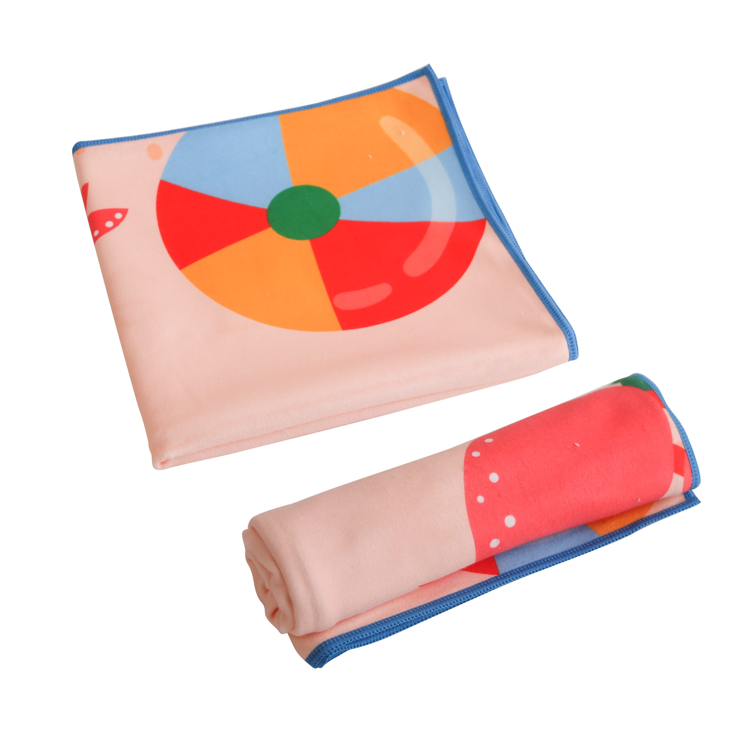 Microfibre Colour Beach Towel (50x100cm) - Image 3