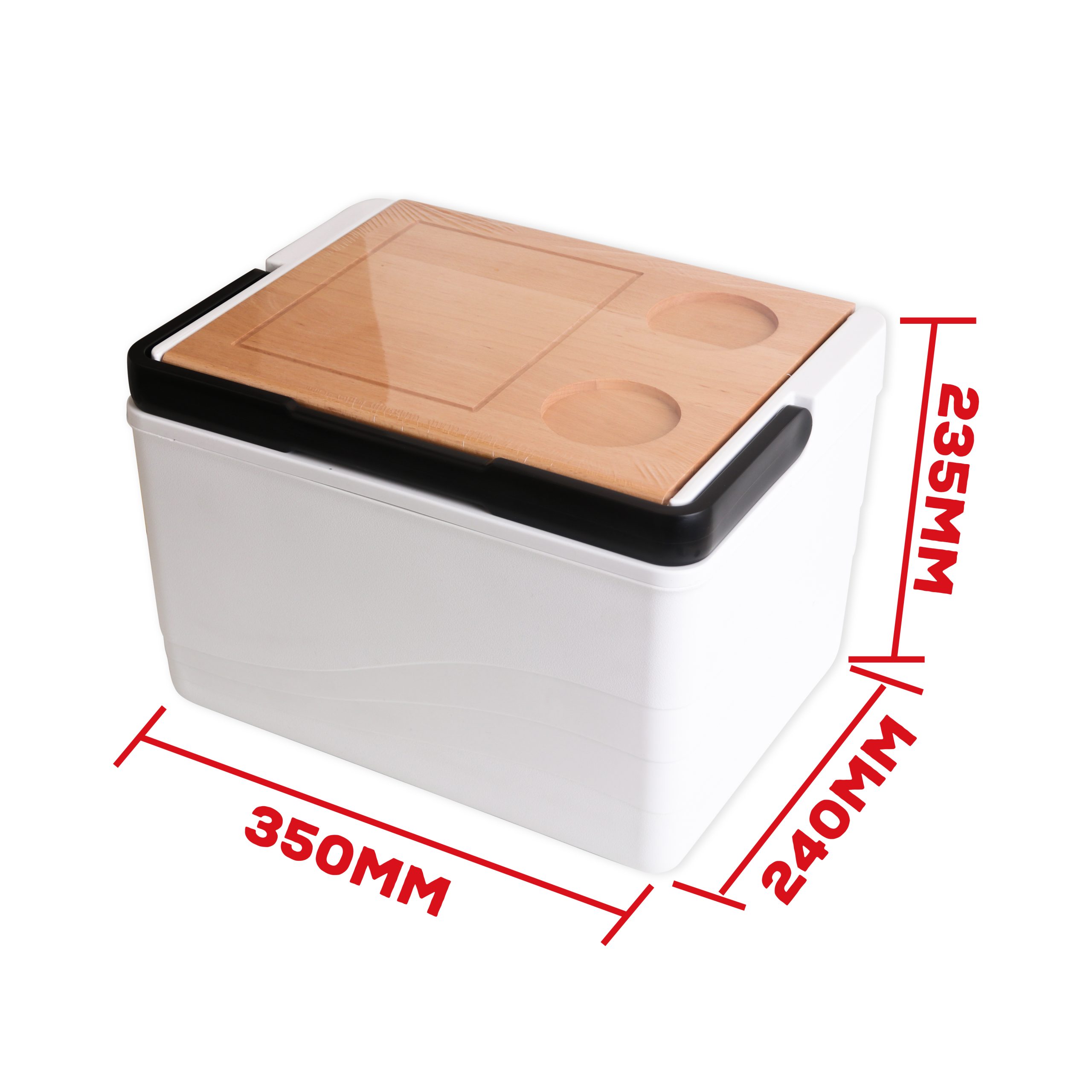 11L Wooden Lid Cooler Box - Image 4