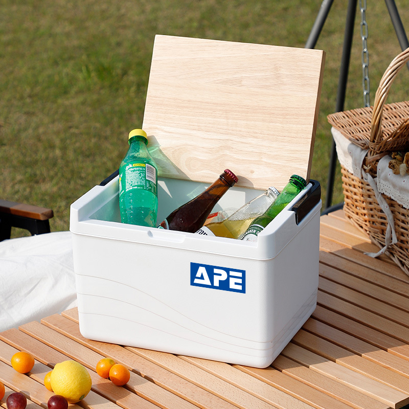 11L Wooden Lid Cooler Box - Image 9