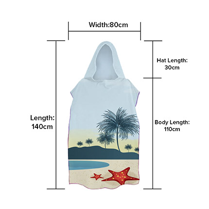 Sublimation Hooded Towels - Image 3