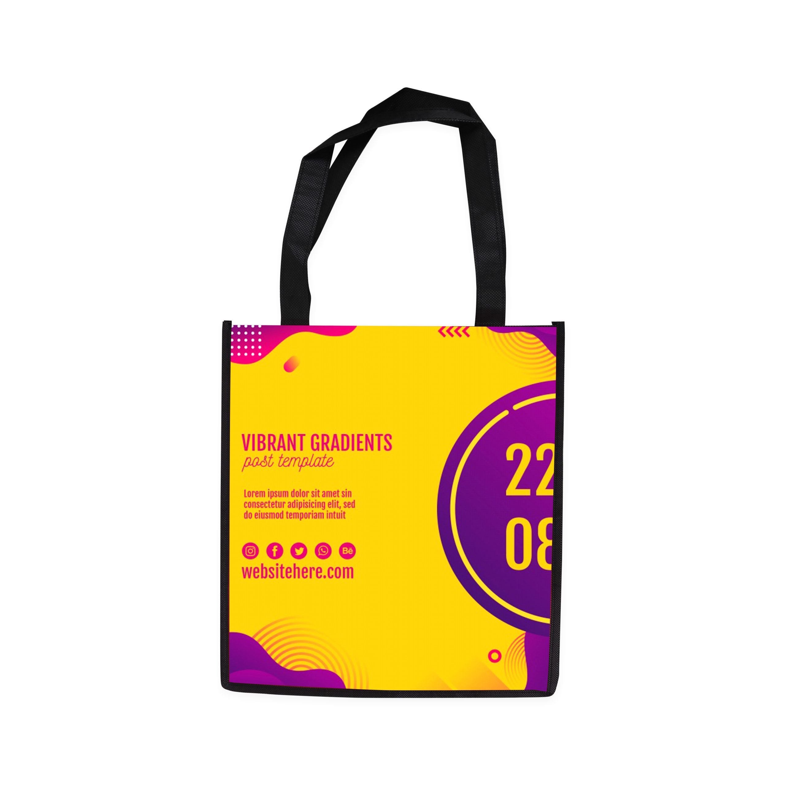 Non Woven Tote Bag - Tall - Image 2