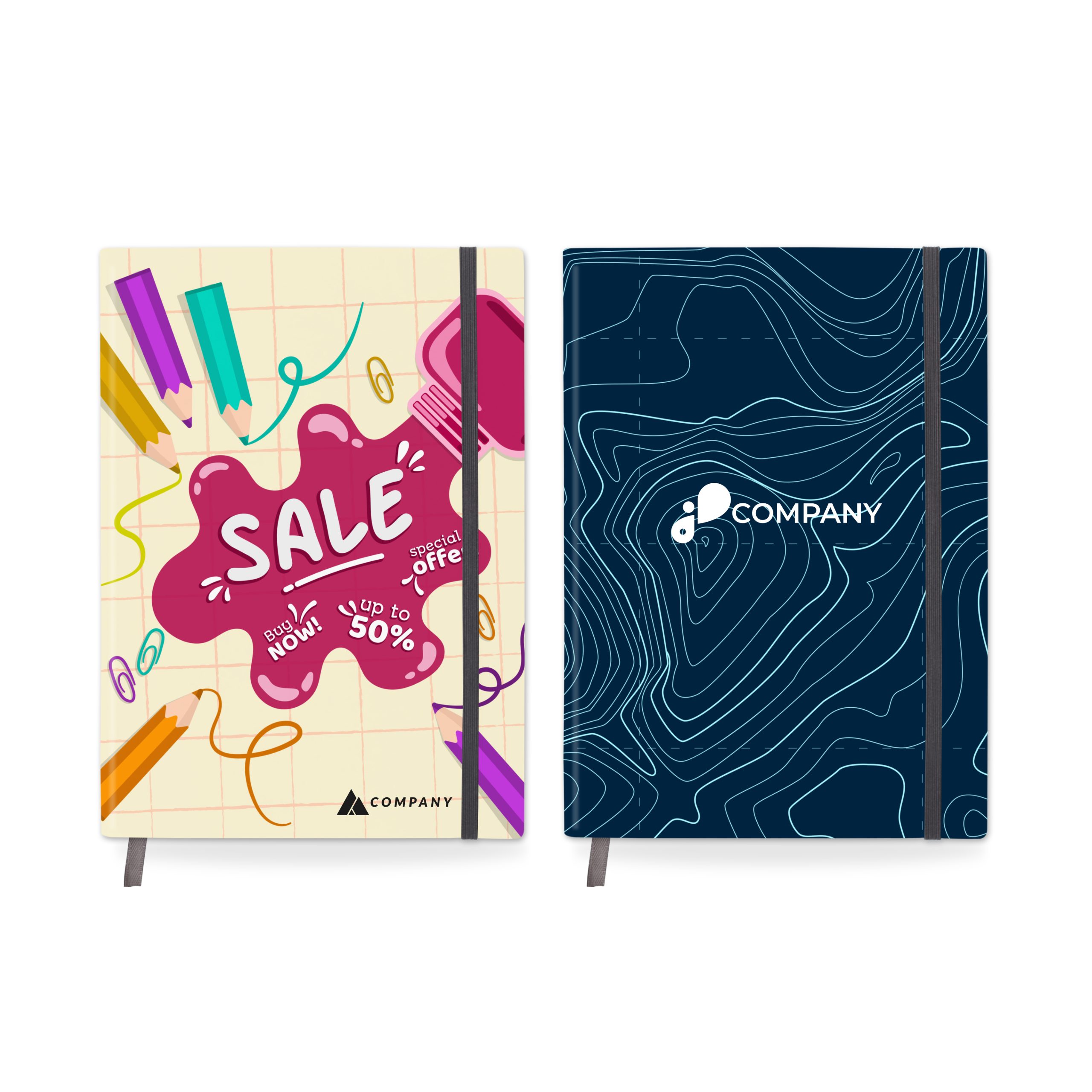 B5 Full Colour Cardboard Cover Notebook