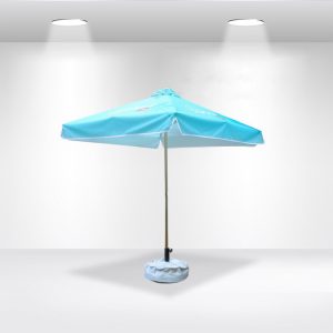 2x2m Square Sublimation Patio Umbrellas With Valances