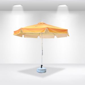 3x3m Round Sublimation Market Umbrellas With Valances