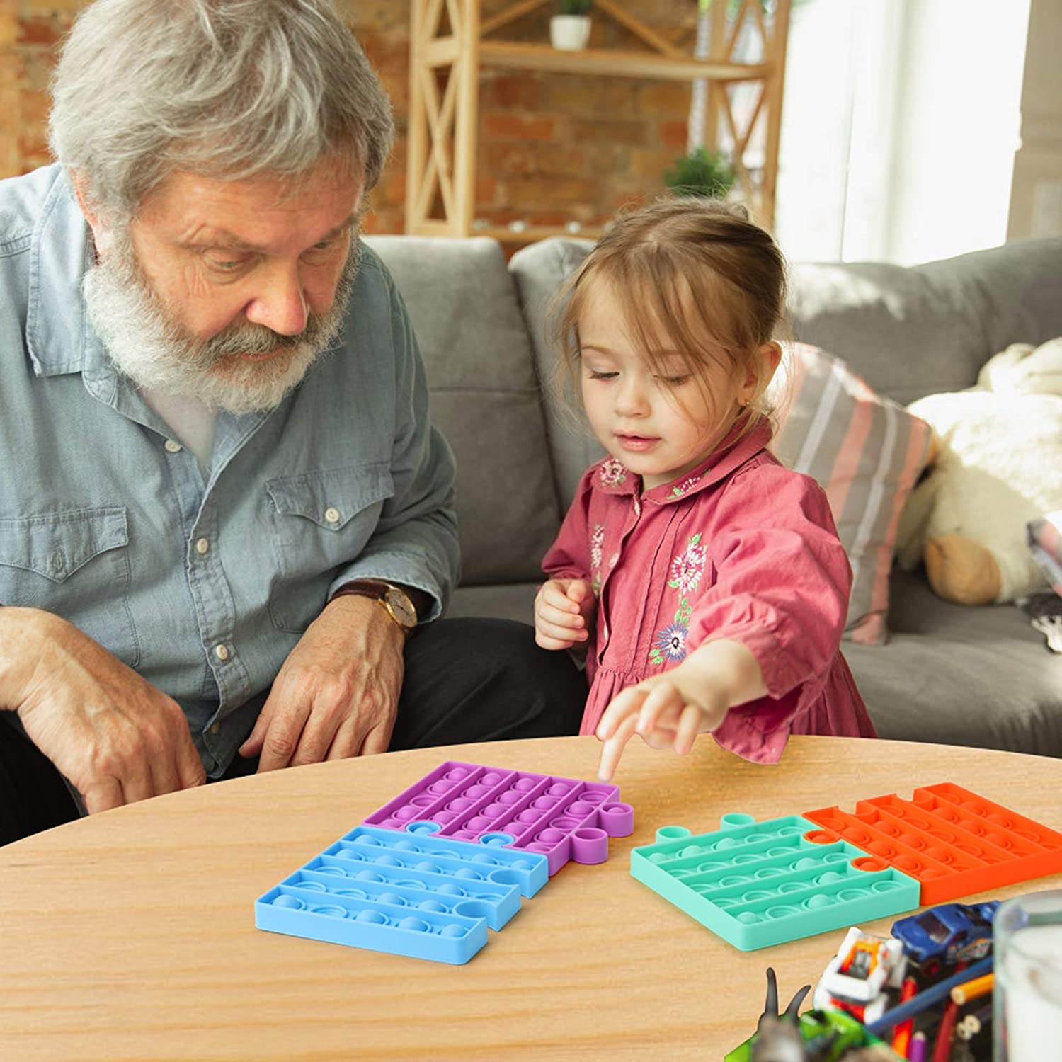 Puzzle Shape Pop It Fidget Toy - Image 8