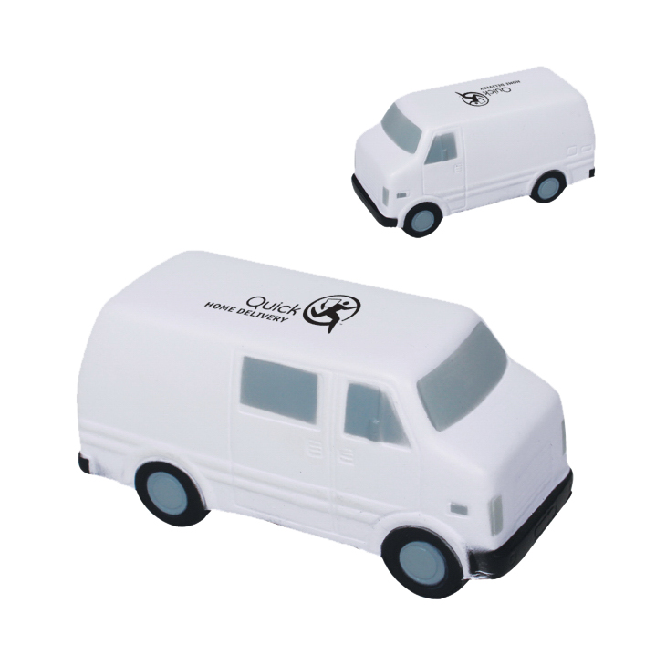 White Van Shape Stress Reliever - Image 3