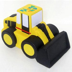Cartoon Bulldozer Shape Stress Reliever