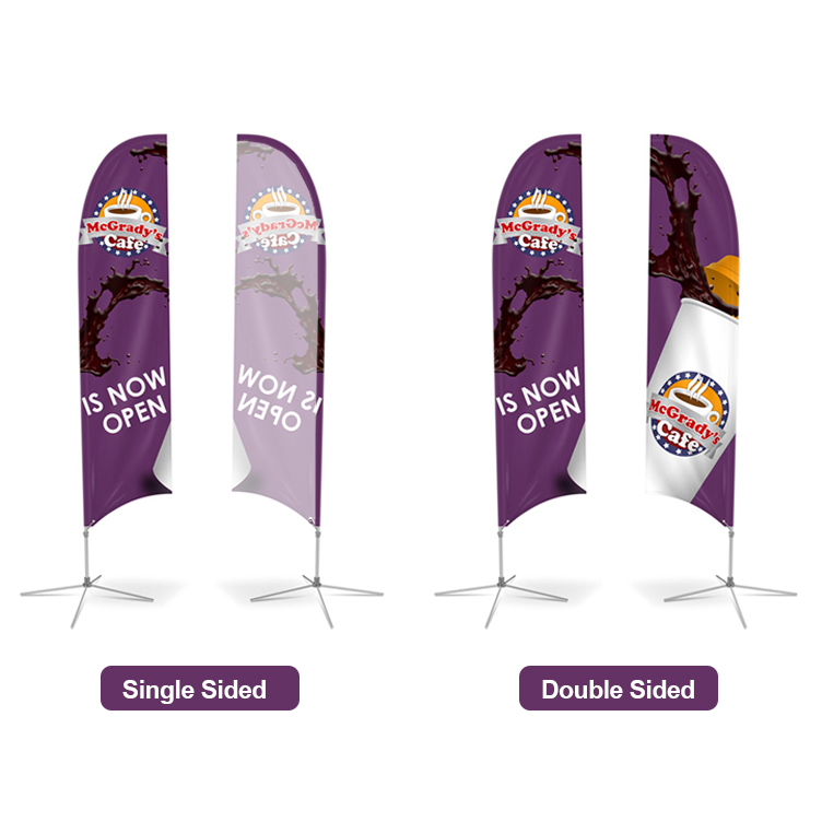 Small(65.3*200cm) Concave Feather Banners 9ft - Image 4