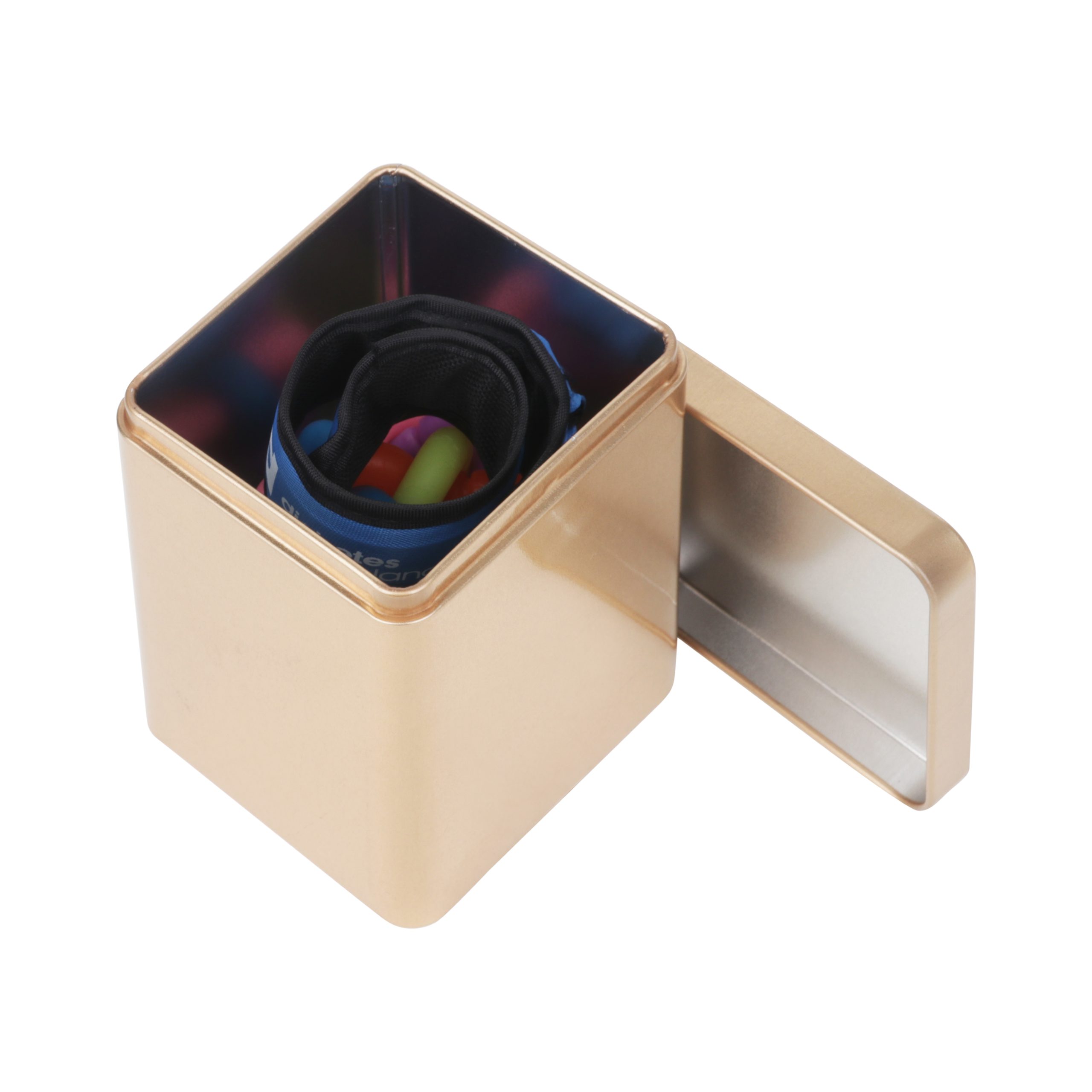 Square Tin Box (80 x 80 x 110mm) - Image 7