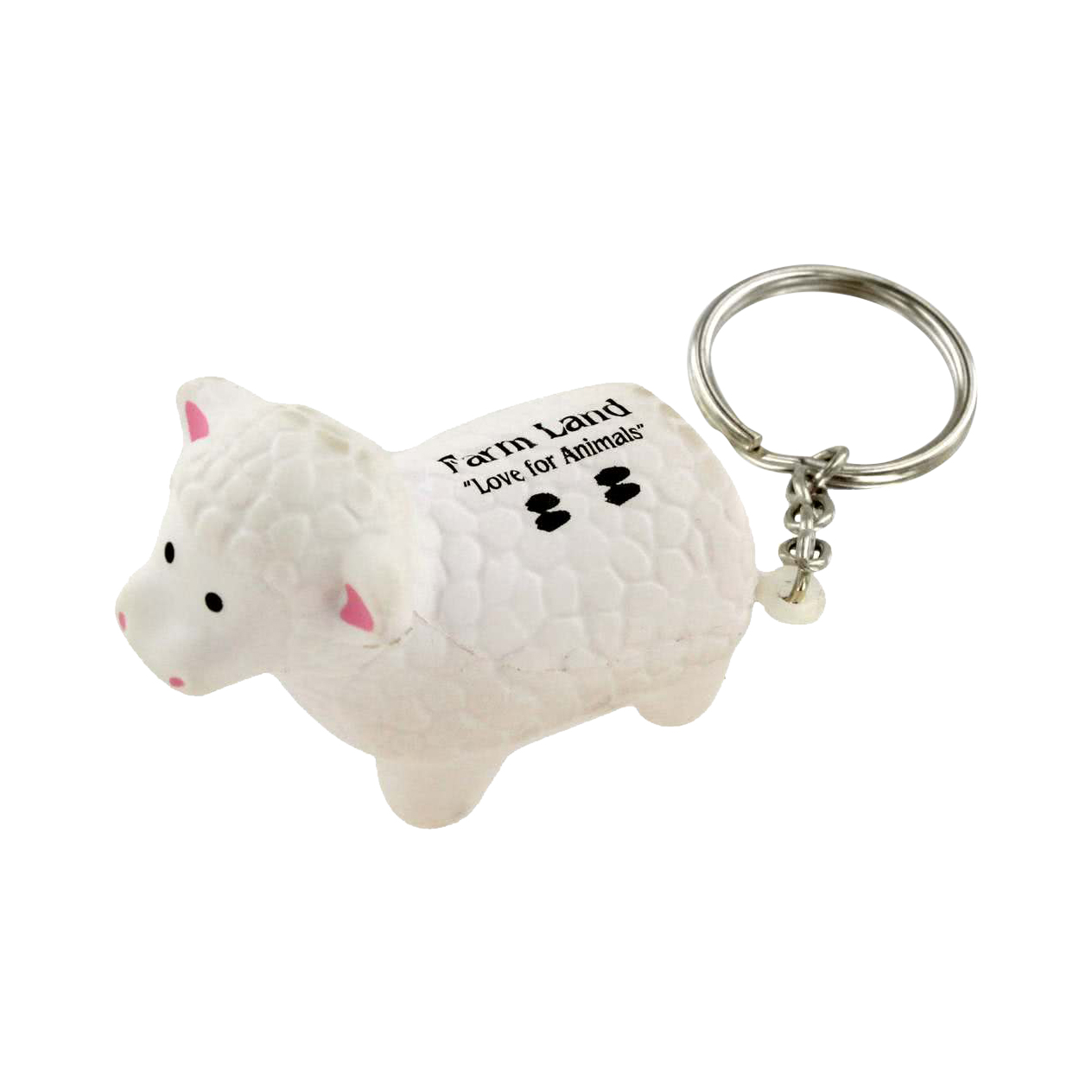 Keyring with Sheep Stress Reliever - Image 2