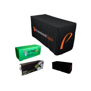 Fitted Table Cloth with Zipper Back * 4ft