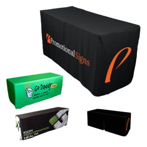 Fitted Table Cloth with Zipper Back * 8ft
