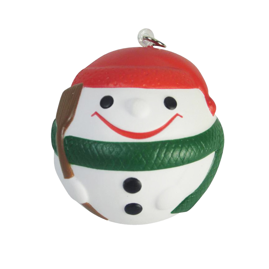 Keyring with Snowman Stress Item - Image 3