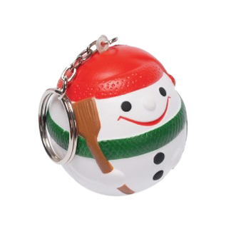 Keyring with Snowman Stress Item - Image 4