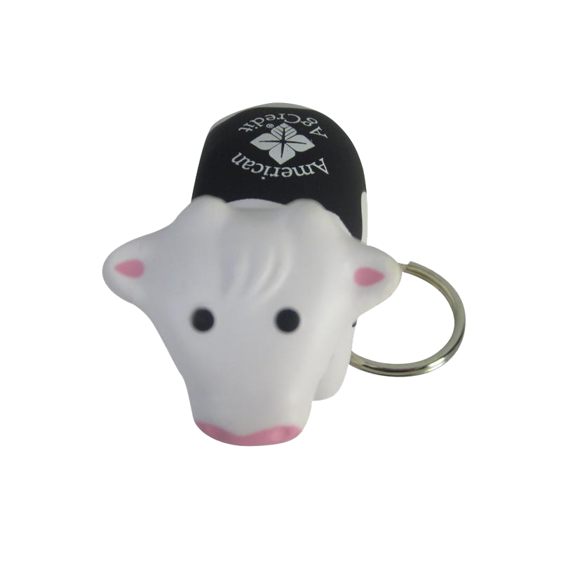 Keyring with Cow Stress Reliever - Image 9
